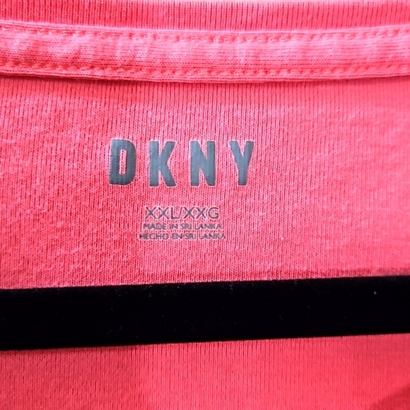 DKNY Women's Pink Basic Cotton Crewneck Size XXL - Picture 6 of 10